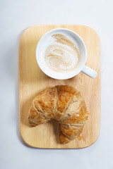Coffee with croissant