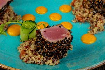 Roasted tuna fillet