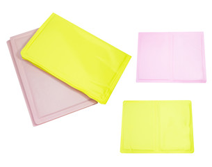 Cool gel for sleeping pet on isolated white.  Pet accessories concept.