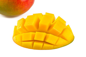 mango isolated on white background