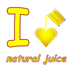 I love natural juice