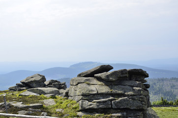 Teufelskanzel und Hexenaltar am Brocken im Harz