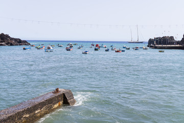 sea fishing boats dock port