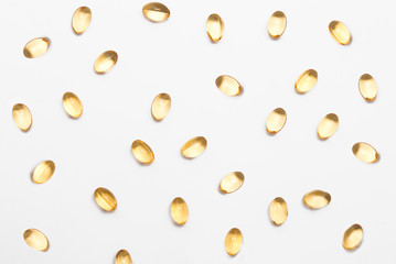 Tablets on white background.
