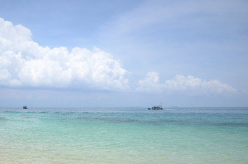 Beautiful white Beach of Boracay.