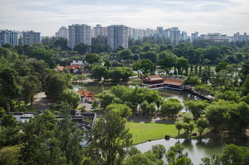 Fototapeta na wymiar Singapour - Parcs et Jardins