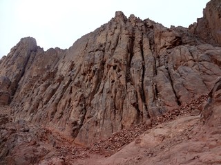 The mountain of Moses, Sinai