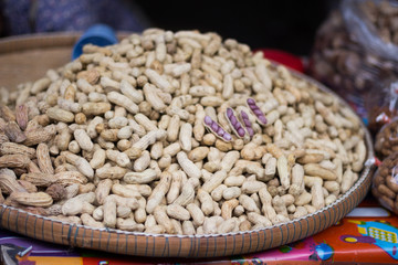 Peanuts seed placed on Peanuts