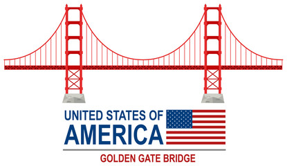 Golden gate bridge america