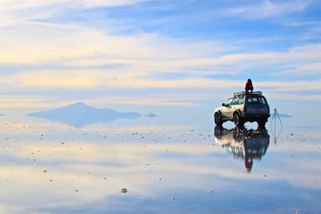 Fotobehang Uyuni Reflection 2 © Yuka