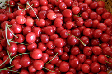 Sweet tasty Red Cherry Background