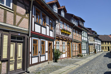 Historische Häuser in der Hinterstraße, Wernigerode