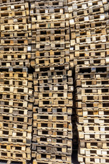 background of pallets