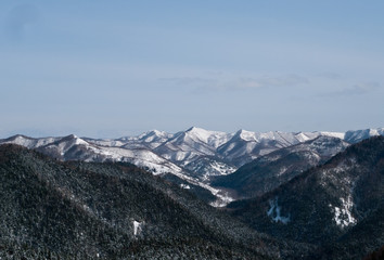 Fototapeta premium Mountains in Sakhalin