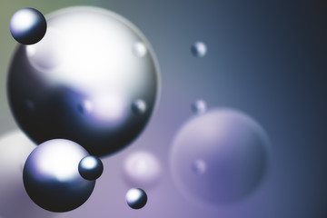 Blurry circles texture