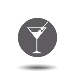 Cocktail icon. Vector. Cocktail drink.