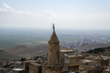 Views from the old historical buildings of Mardin.