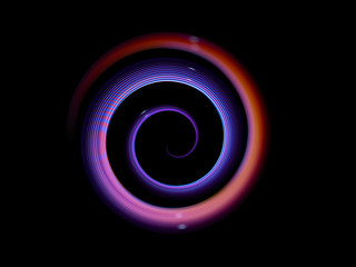Glow effect. Ribbon glint. Abstract rotational border lines. Power energy. LED glare tape. .Luminous shining neon lights cosmic abstract frame. Magic design round whirl. Swirl trail effect.