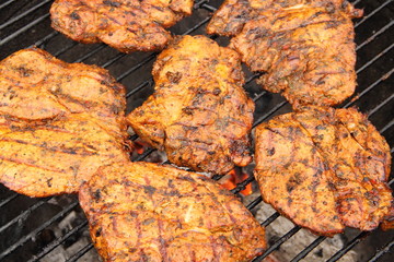 Fleisch auf dem Grill