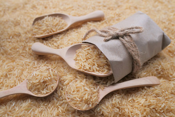 Gaba Rice Background, Germinated brown rice, medicinal properties, Organic rice
