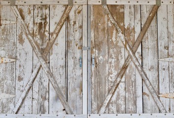 Distressed Wood Barn Doors