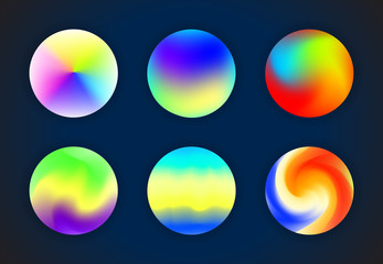Circle shaped gradients