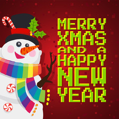 Snowman Greeting Card