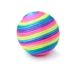 Toy ball for animals isolated
