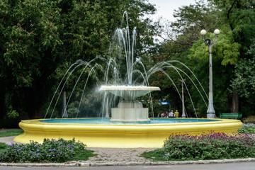 A fantastic fountain in Odessa's city park