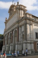 Obraz premium Roma, la Fontana dell'Acqua Paola al Gianicolo