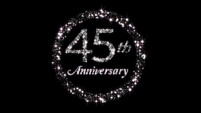 45th year anniversary overlay