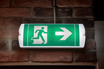 Emergency Exit Sign