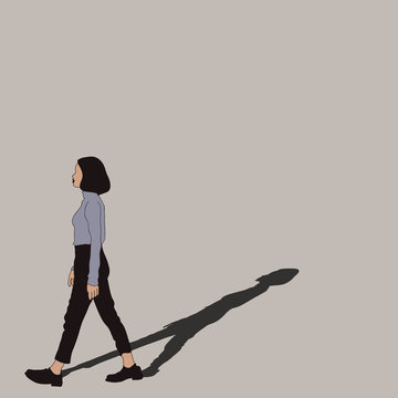 Woman walking 