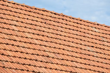 Roof tiles texture