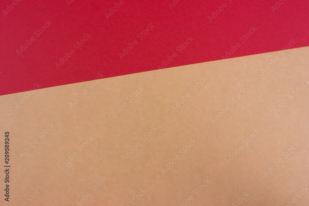 Poster Two tone background with empty space for your text and design