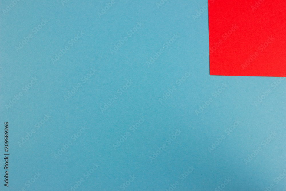 Poster Two tone background with empty space for your text and design