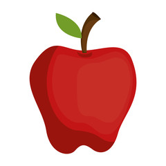 apple fresh fruit healthy vector illustration design