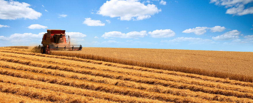 Machine agricole en campagne > France