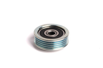 generator pulley alternator on white isolated background