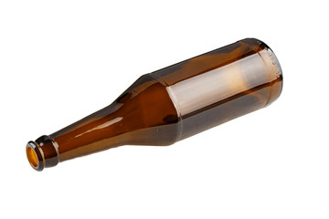 glass bottle with beer