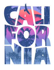 california beach lettering
