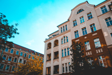 some residential houses at berlin, germany