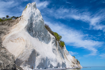 Moens klint chalk cliffs in Denmark