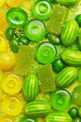 Rainbow Candy. Colorful Sweets And Candies