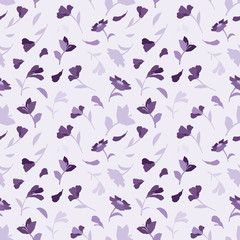 Seamless summer pattern with flowers