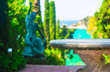 Santa Clotilde Gardens in summer. Spain holidays.