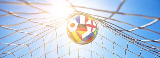Ball im Netz