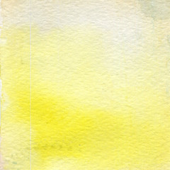 Watercolor illustration, texture. Transition, infusion of color, spreading. Ocher, yellow