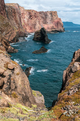 Fototapeta na wymiar Halbinsel São Lourenço - Wandern auf Madeira
