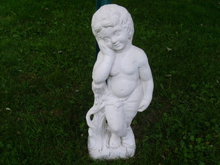 Ange posture pour jardin 